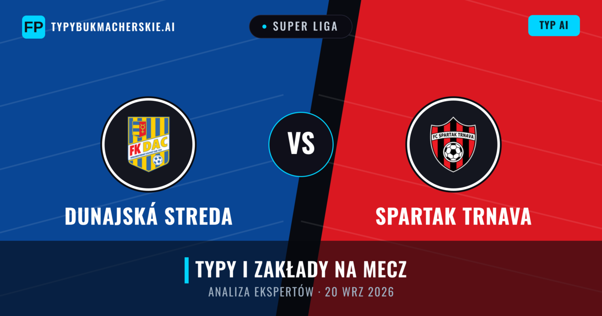 Dunajská Streda vs Spartak Trnava — typy i zapowiedź meczu