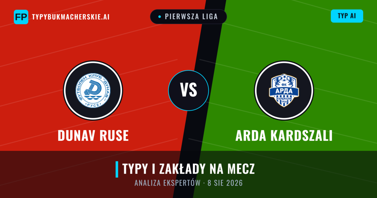 Dunav Ruse vs Arda Kardszali — typy i zapowiedź meczu