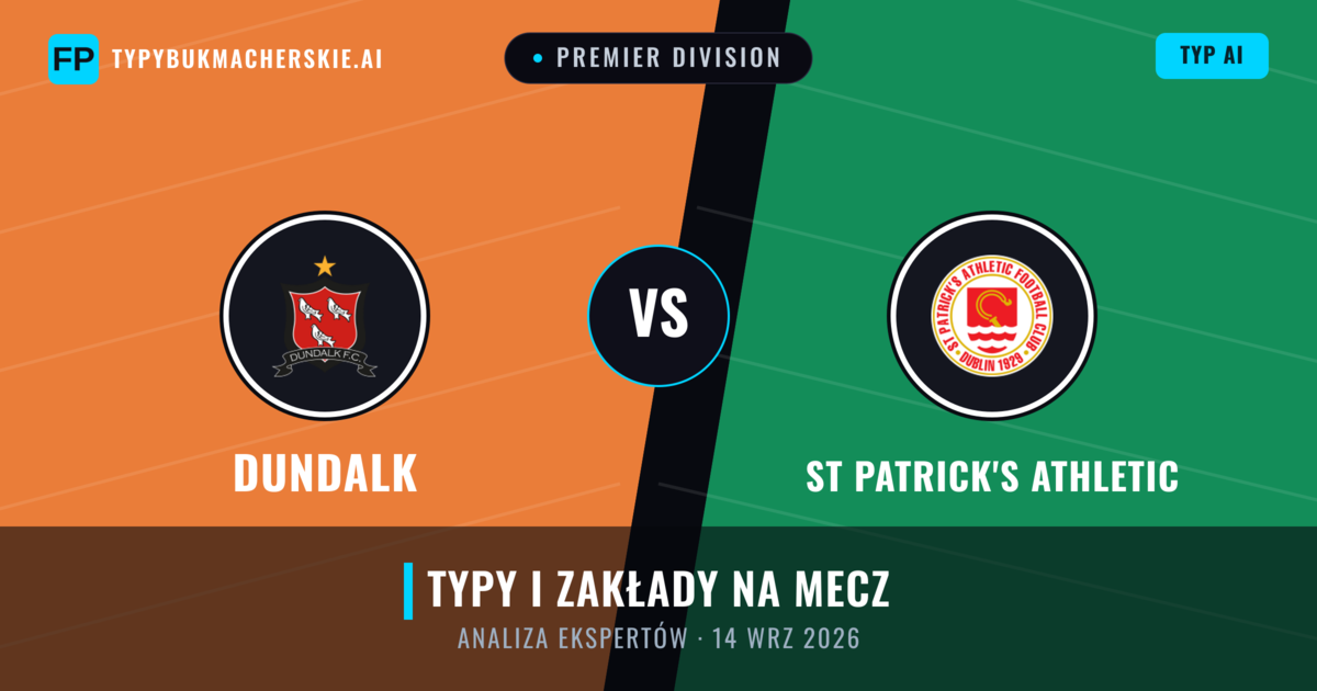 Dundalk vs St Patrick's Athletic — typy i zapowiedź meczu