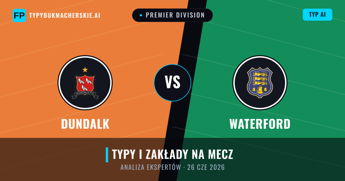 Dundalk vs Waterford — typy i zapowiedź meczu