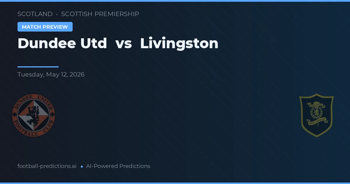 Dundee Utd vs Livingston — typy i zapowiedź meczu