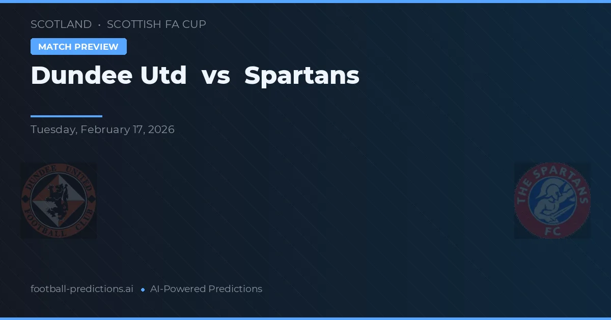 Dundee Utd vs Spartans — typy i zapowiedź meczu