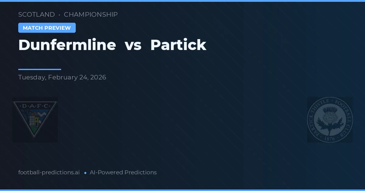 Dunfermline vs Partick — typy i zapowiedź meczu