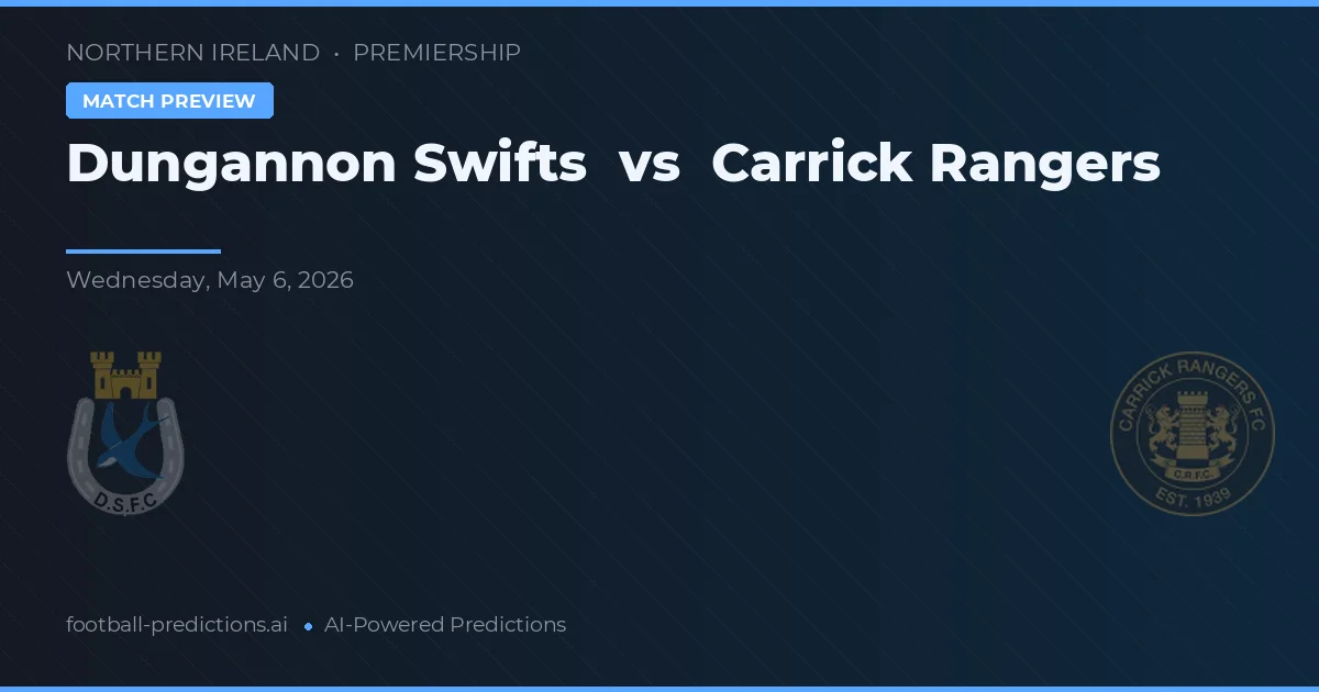 Dungannon Swifts vs Carrick Rangers — typy i zapowiedź meczu