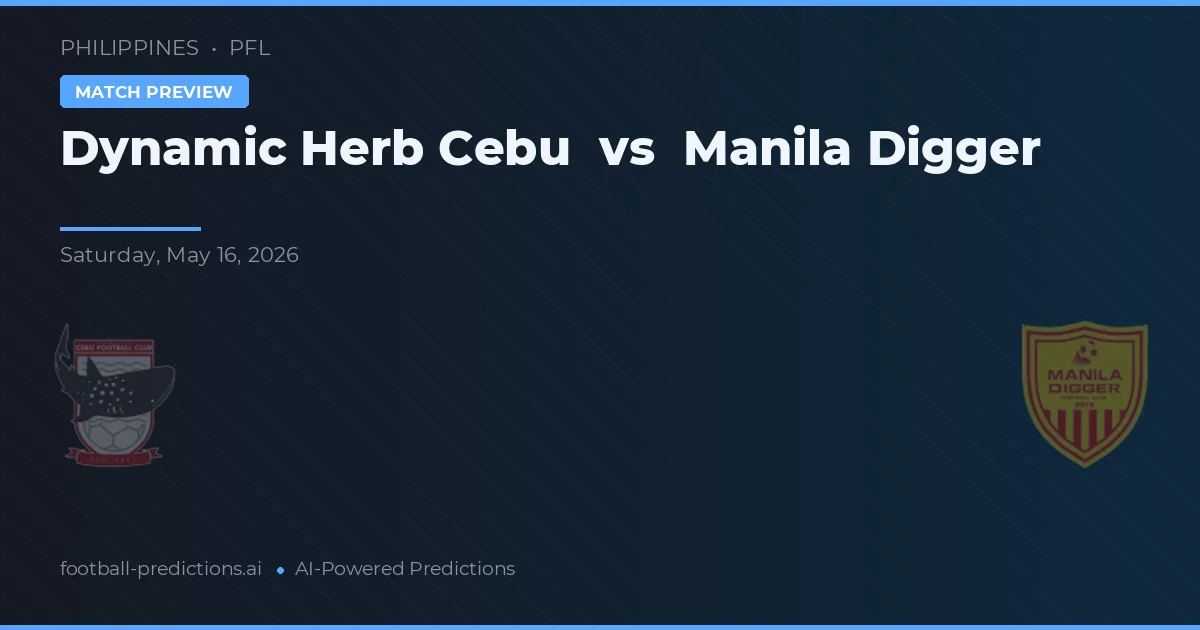 Dynamic Herb Cebu vs Manila Digger — typy i zapowiedź meczu