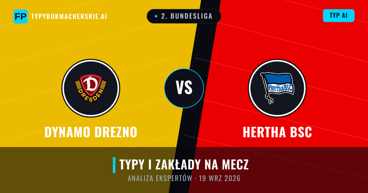 Dynamo Drezno vs Hertha BSC — typy i zapowiedź meczu
