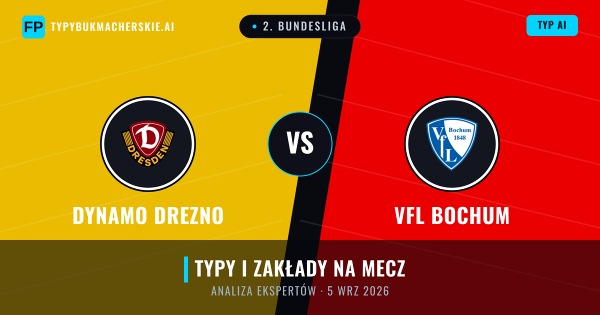 Dynamo Drezno vs VfL Bochum — typy i zapowiedź meczu