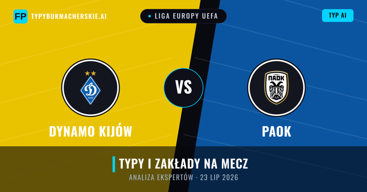 Dynamo Kijów vs PAOK — typy i zapowiedź meczu