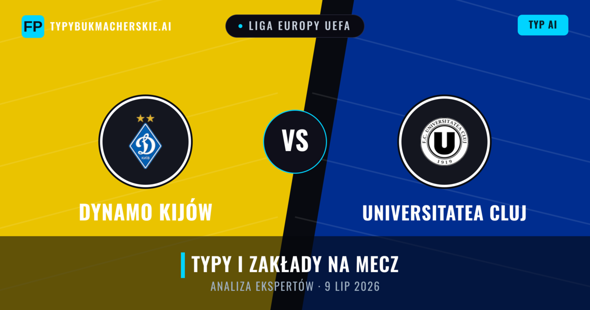 Dynamo Kijów vs Universitatea Cluj — typy i zapowiedź meczu