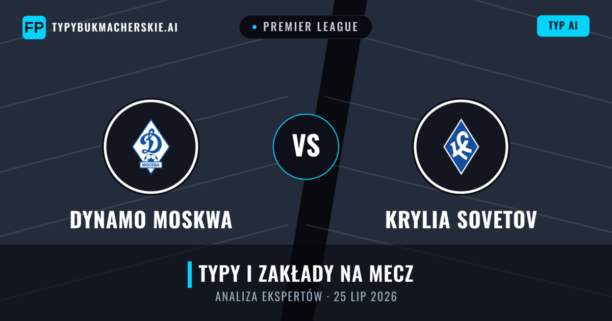 Dynamo Moskwa vs Krylia Sovetov — typy i zapowiedź meczu
