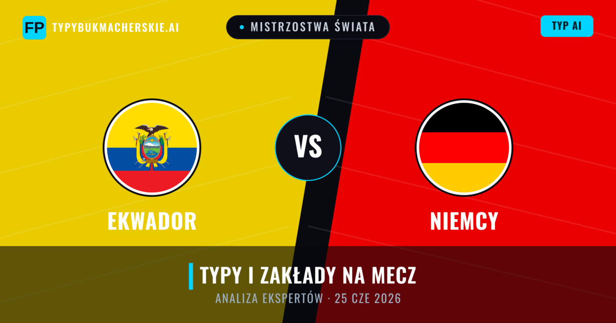 Ekwador vs Niemcy — typy i zapowiedź meczu
