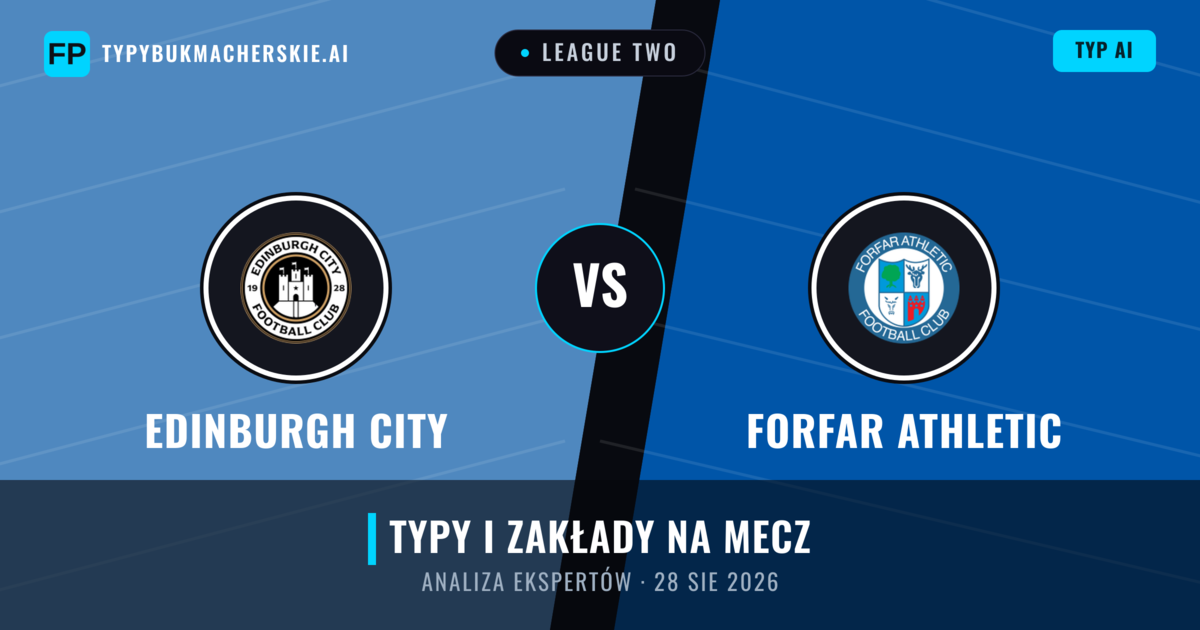 Edinburgh City vs Forfar Athletic — typy i zapowiedź meczu