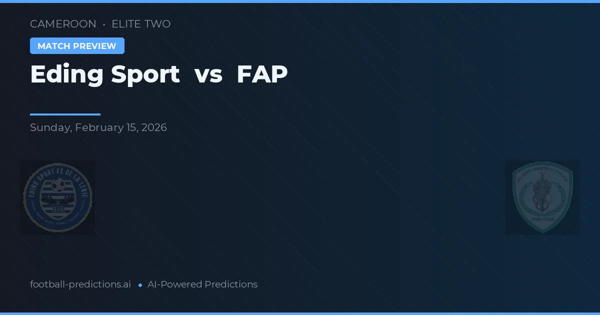 Eding Sport vs FAP — typy i zapowiedź meczu