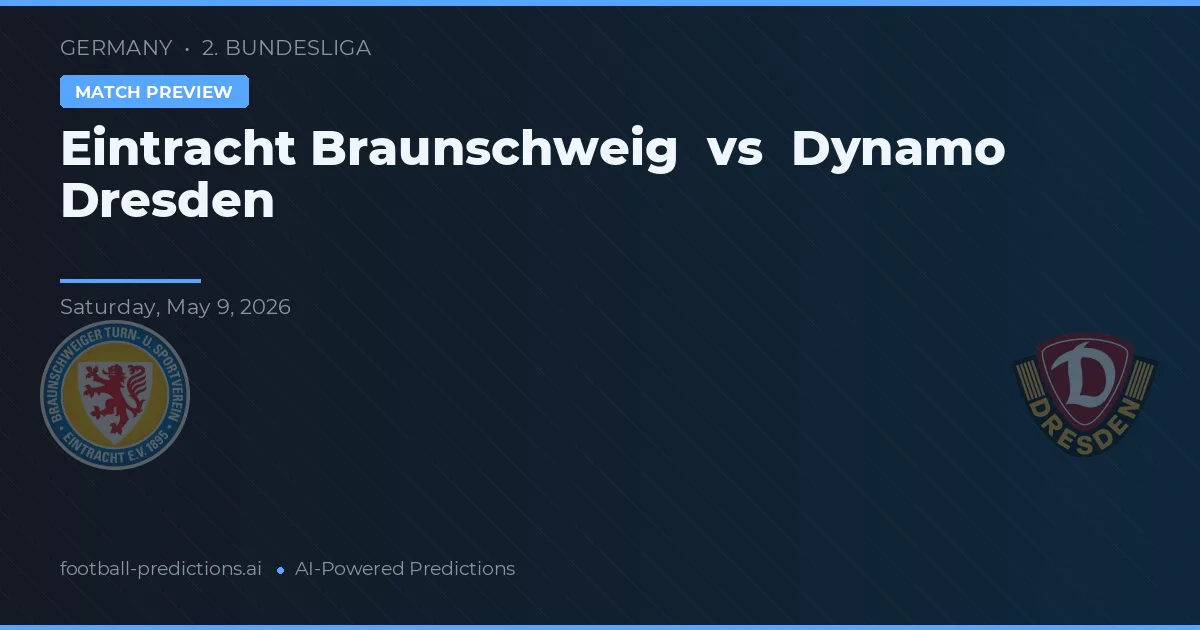 Eintracht Braunschweig vs Dynamo Drezno — typy i zapowiedź meczu