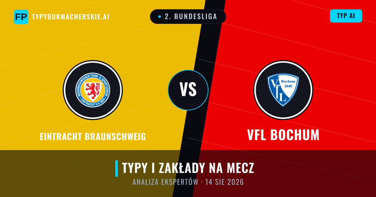 Eintracht Braunschweig vs VfL Bochum — typy i zapowiedź meczu