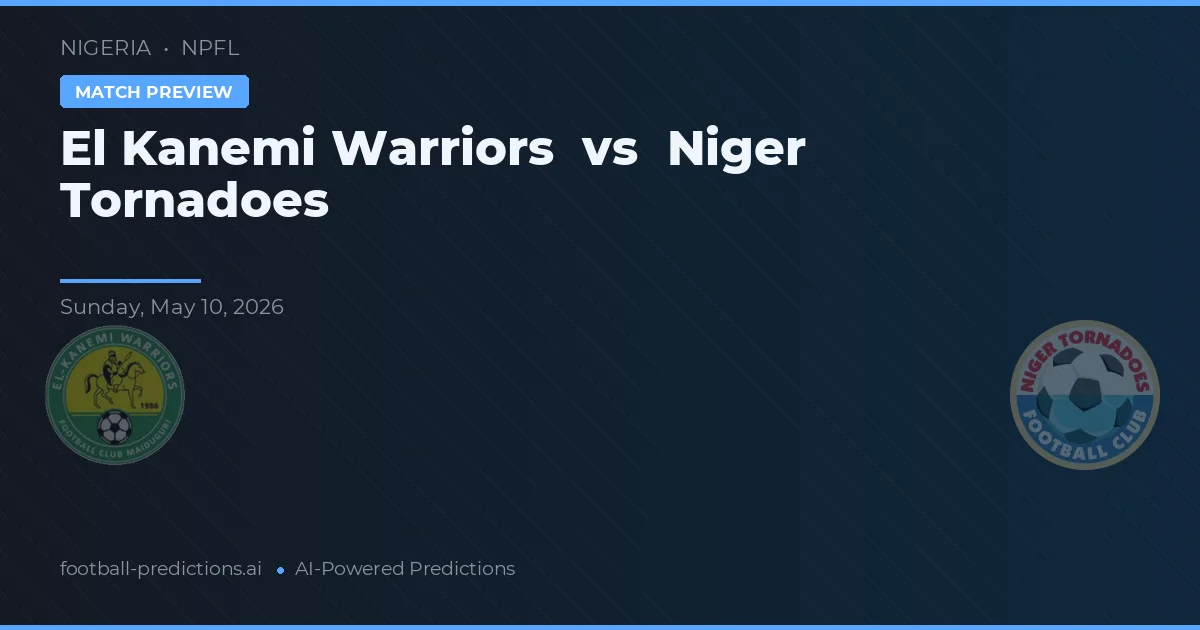 Warriors El Kanemi vs Niger Tornadoes — typy i zapowiedź meczu
