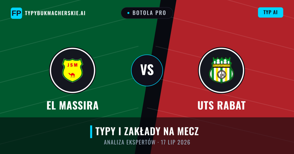 El Massira vs UTS Rabat — typy i zapowiedź meczu