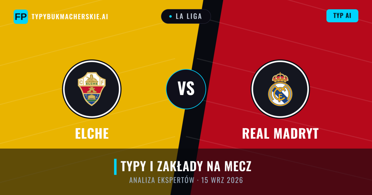Elche vs Real Madryt — typy i zapowiedź meczu