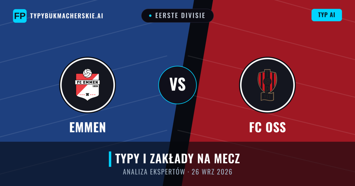 Emmen vs FC OSS — typy i zapowiedź meczu