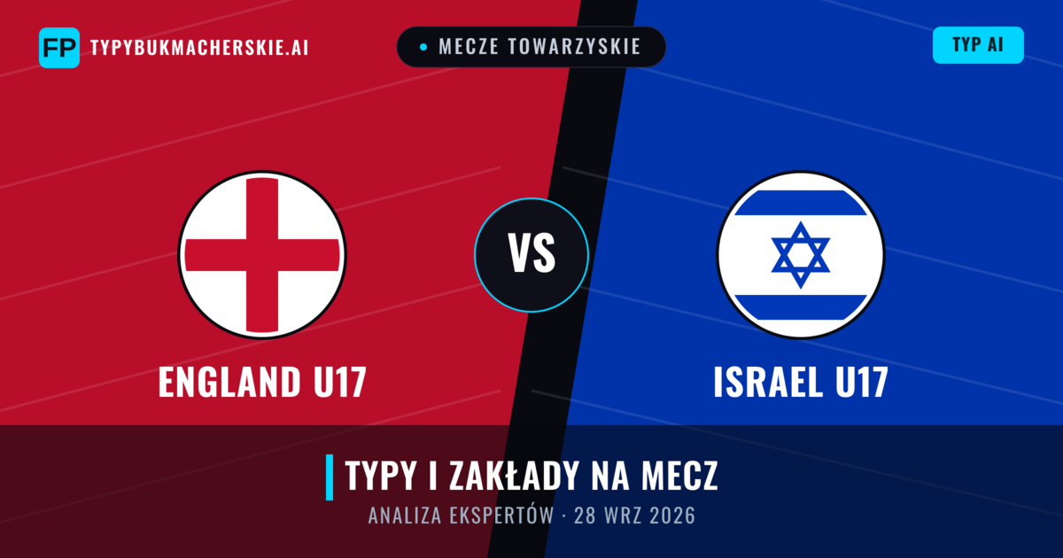 England U17 vs Israel U17 — typy i zapowiedź meczu