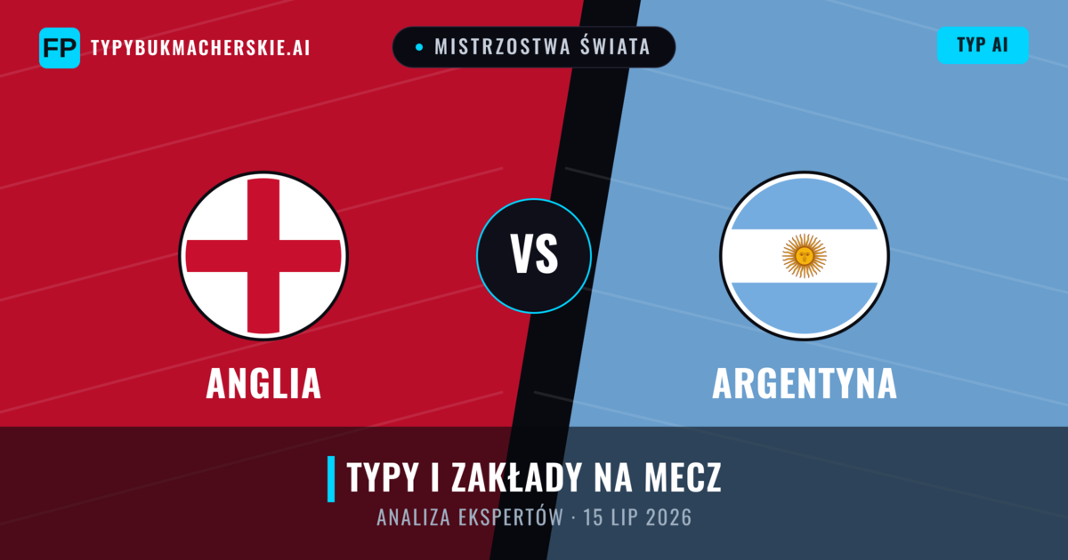 Anglia vs Argentyna — typy i zapowiedź meczu
