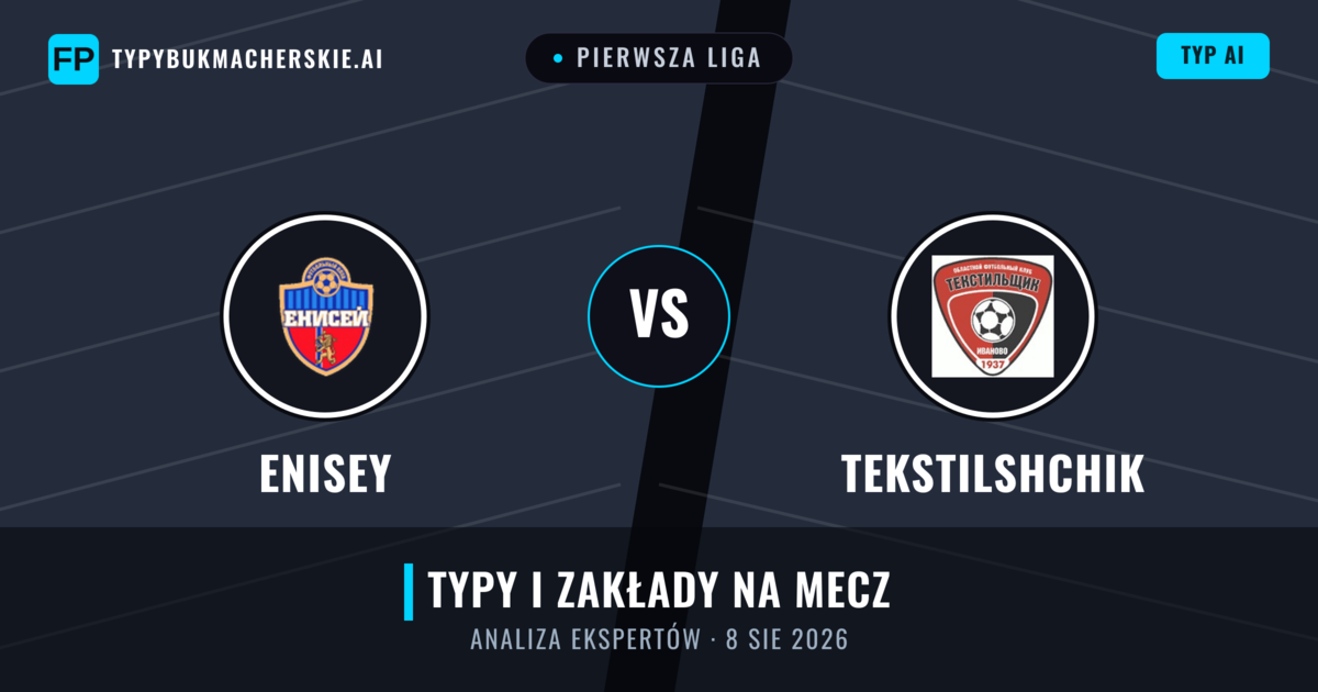 Enisey vs Tekstilshchik — typy i zapowiedź meczu