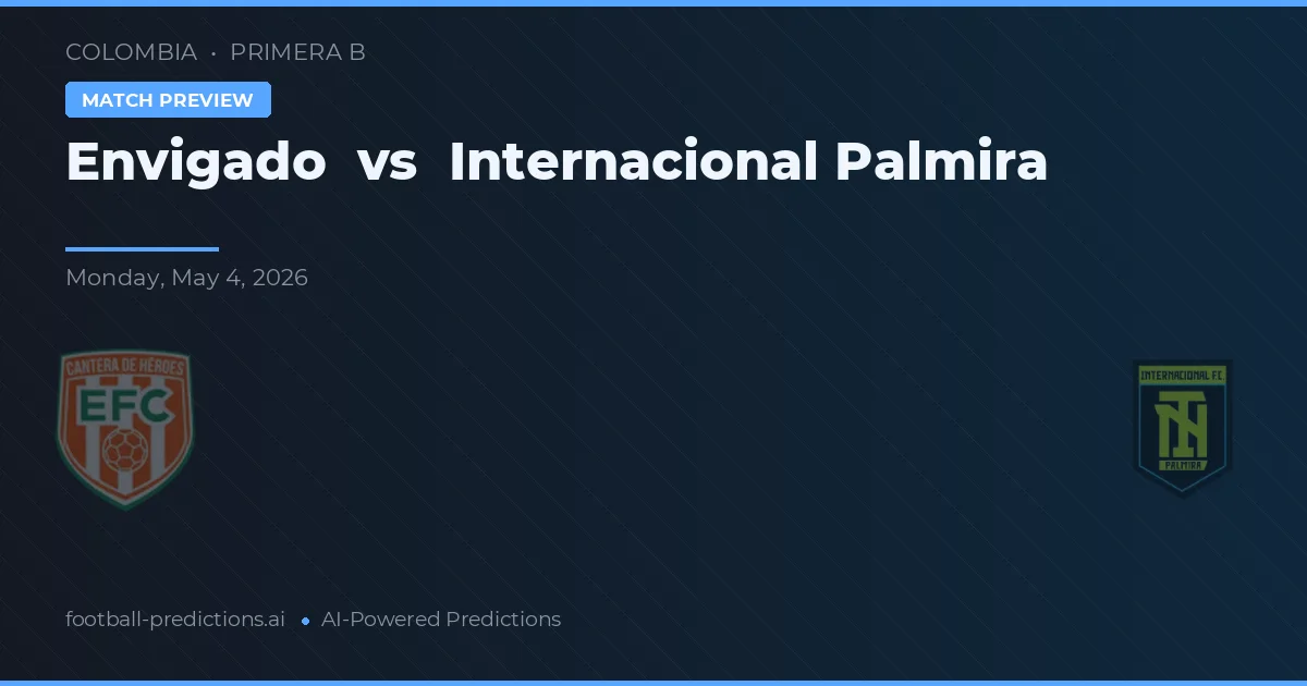 Envigado vs Internacional Palmira — typy i zapowiedź meczu