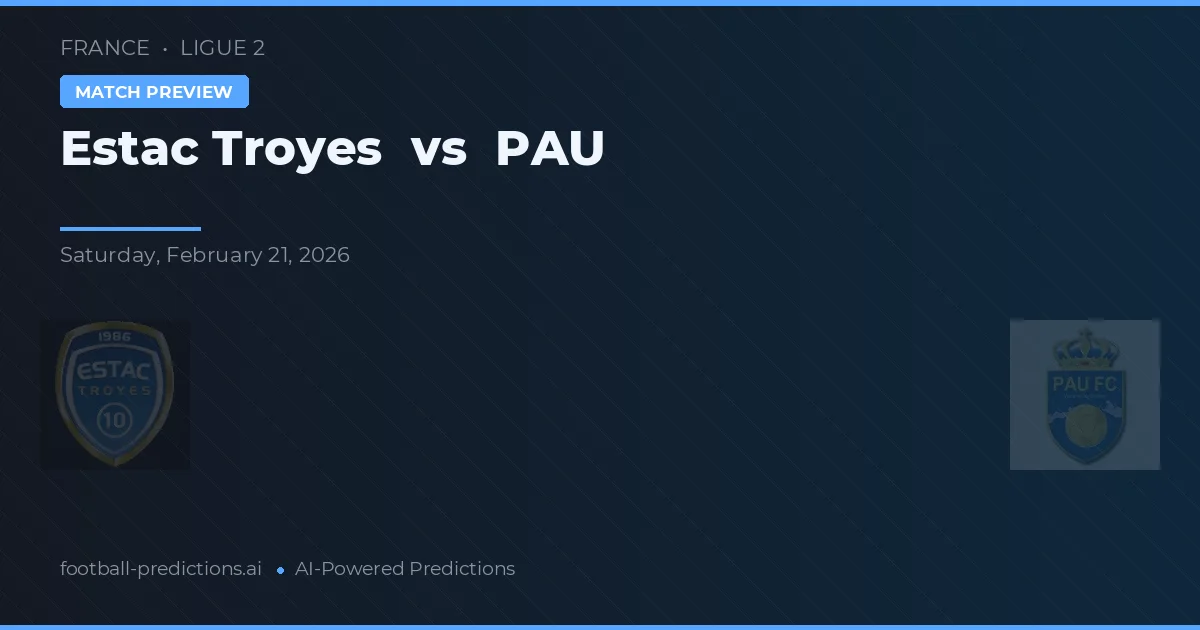 Estac Troyes vs PAU — typy i zapowiedź meczu