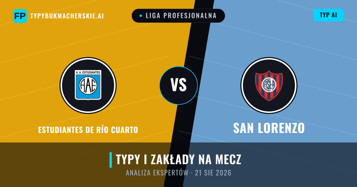 Estudiantes de Río Cuarto vs San Lorenzo — typy i zapowiedź meczu