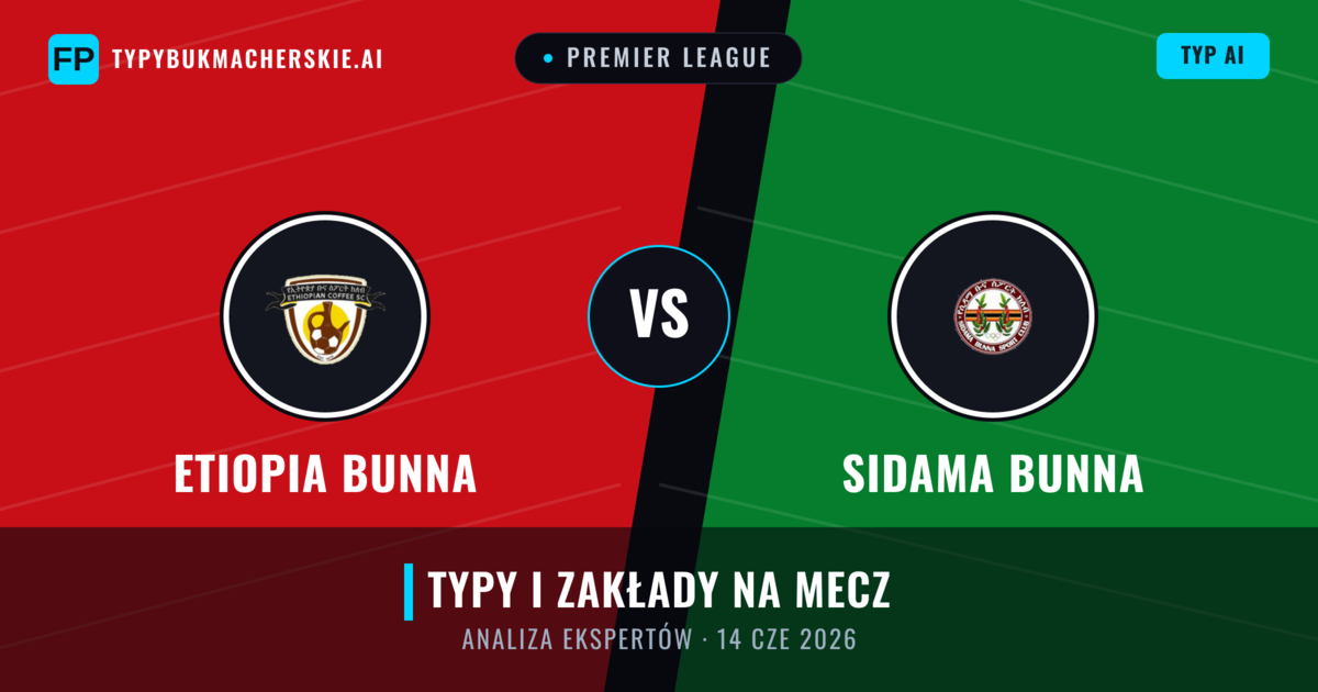 Etiopia Bunna vs Sidama Bunna — typy i zapowiedź meczu