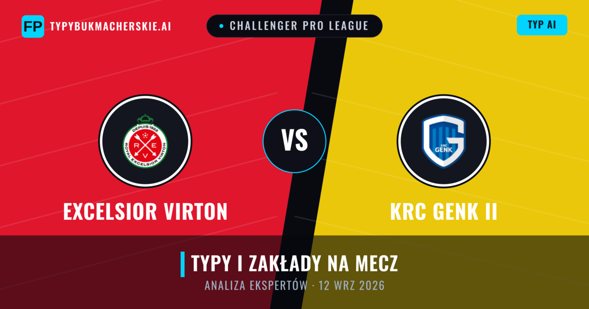 Excelsior Virton vs KRC Genk II — typy i zapowiedź meczu