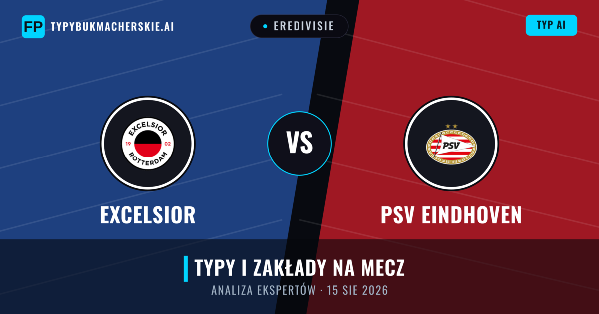 Excelsior vs PSV Eindhoven — typy i zapowiedź meczu