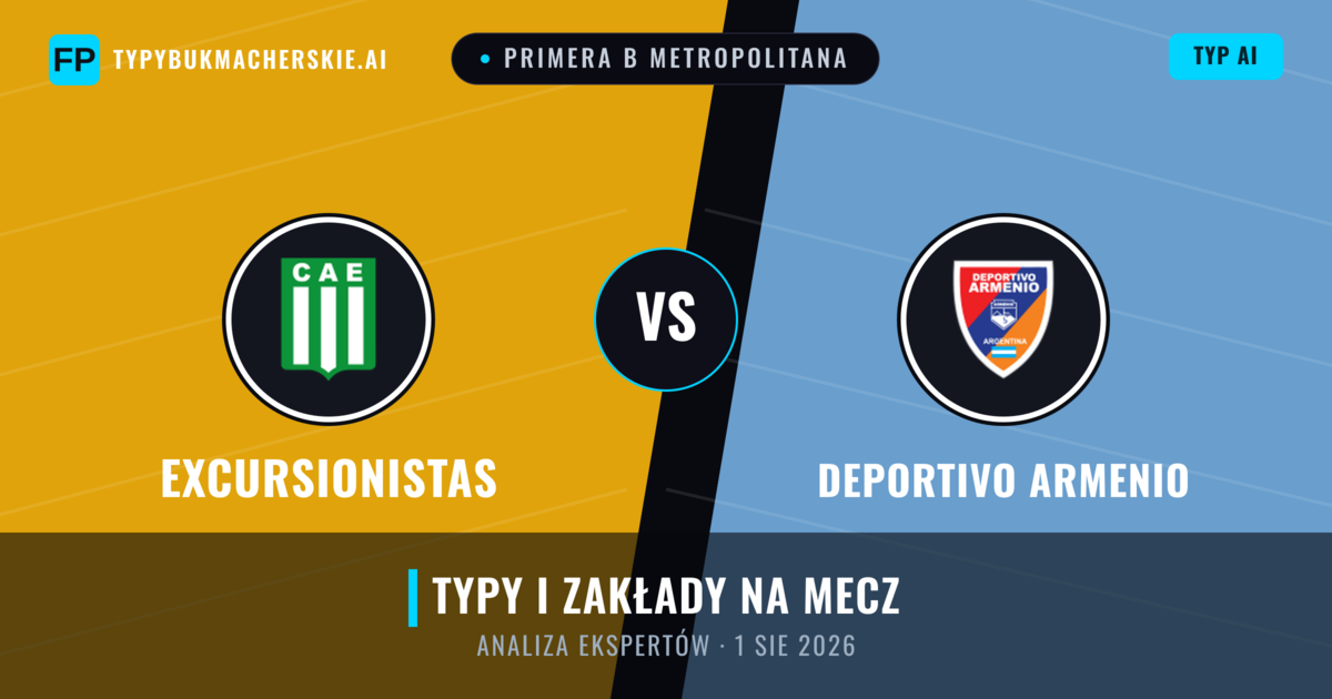 Excursionistas vs Deportivo Armenio — typy i zapowiedź meczu