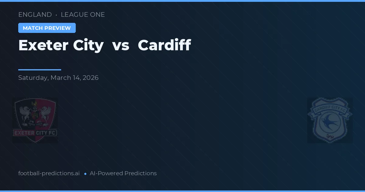 Exeter City vs Cardiff — typy i zapowiedź meczu