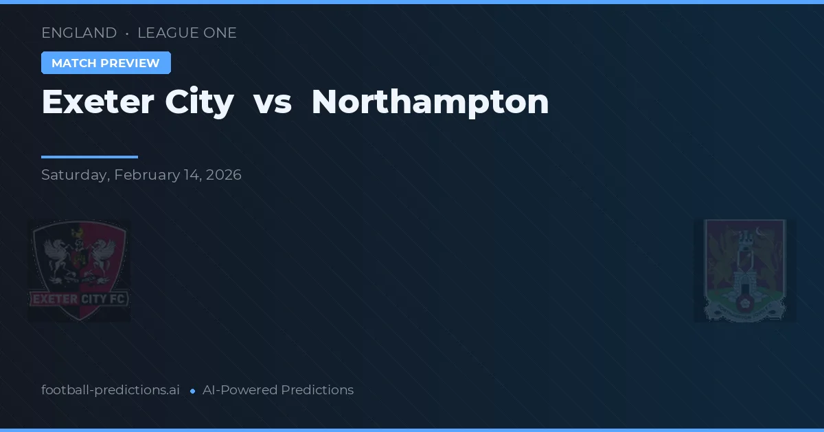 Exeter City vs Northampton — typy i zapowiedź meczu