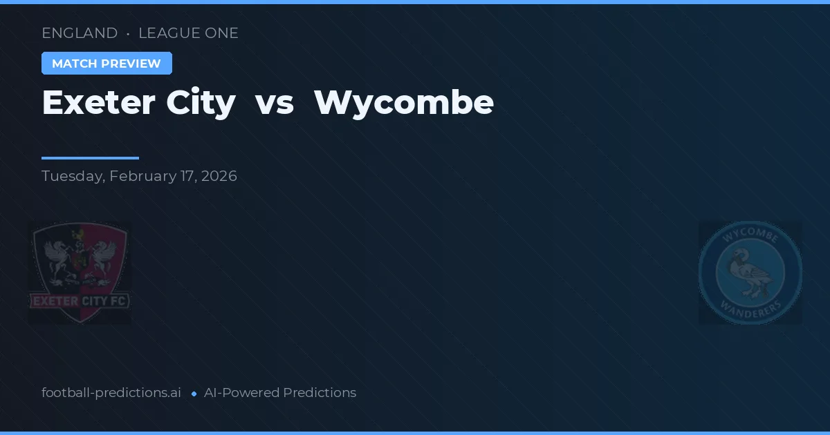 Exeter City vs Wycombe — typy i zapowiedź meczu