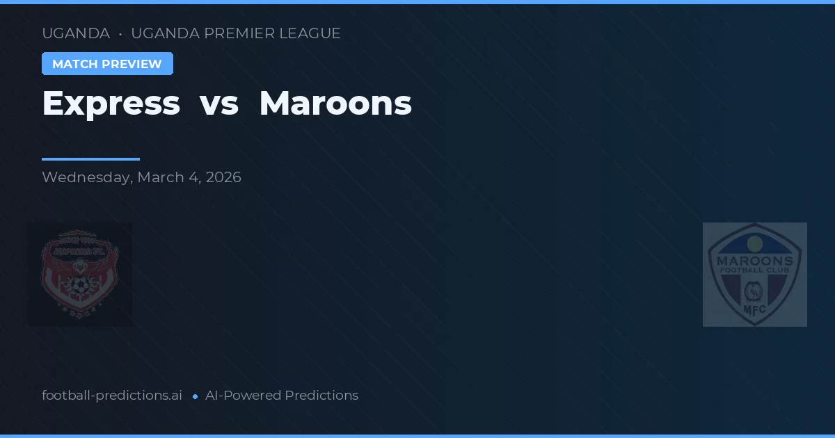 Express vs Maroons — typy i zapowiedź meczu