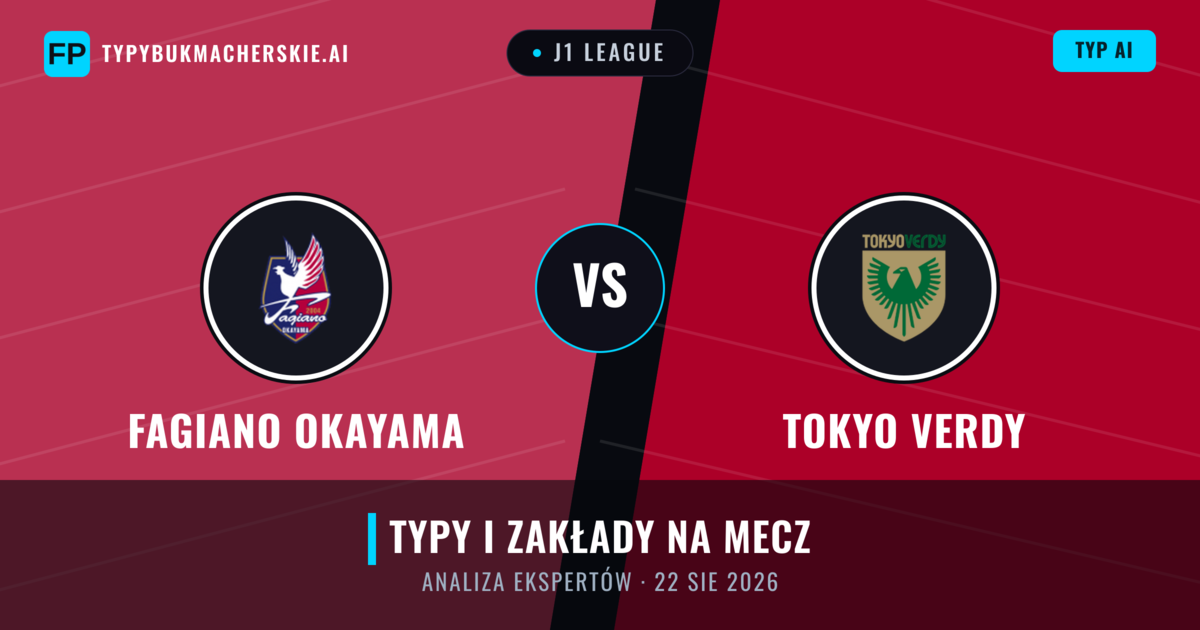 Fagiano Okayama vs Tokyo Verdy — typy i zapowiedź meczu