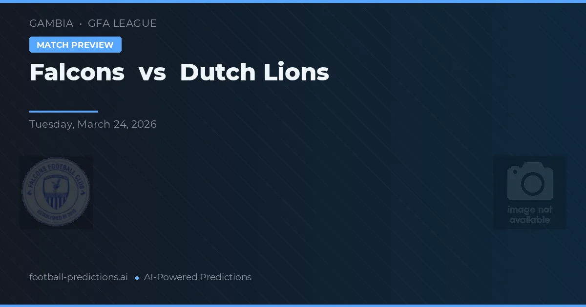 Falcons vs Dutch Lions — typy i zapowiedź meczu