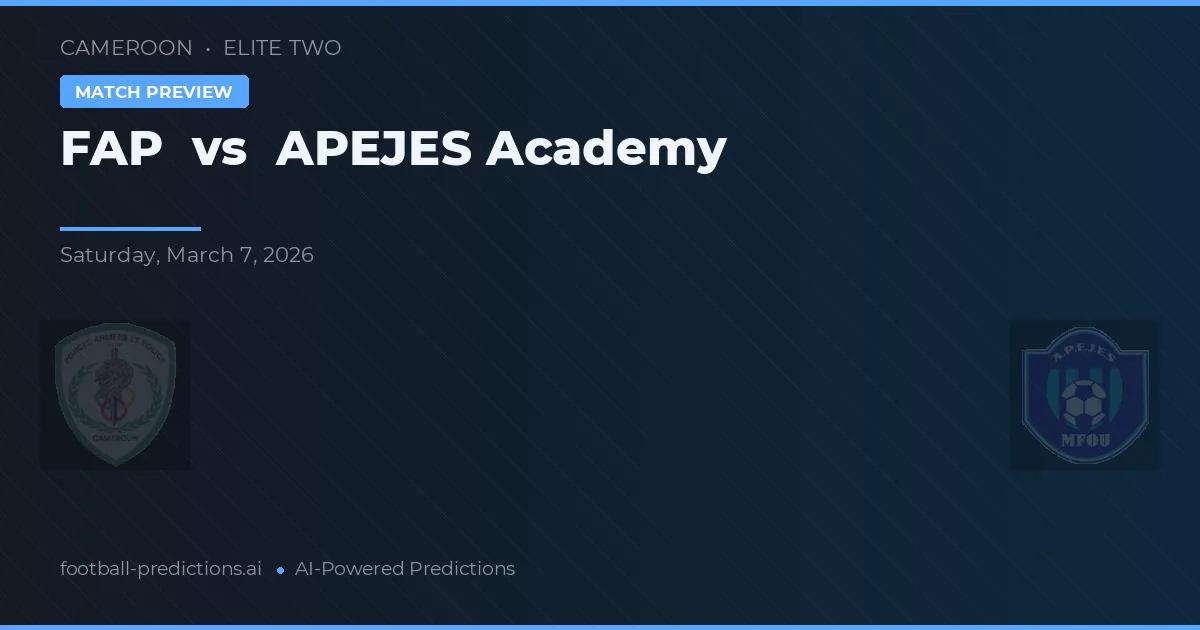 FAP vs APEJES Akademia — typy i zapowiedź meczu
