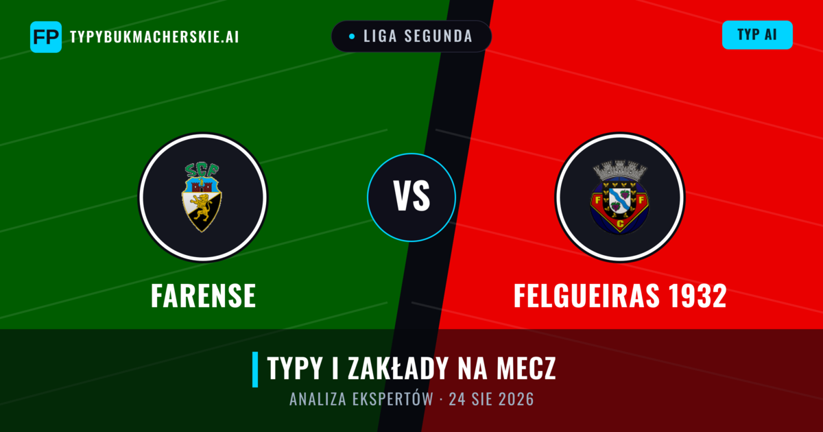 Farense vs Felgueiras 1932 — typy i zapowiedź meczu