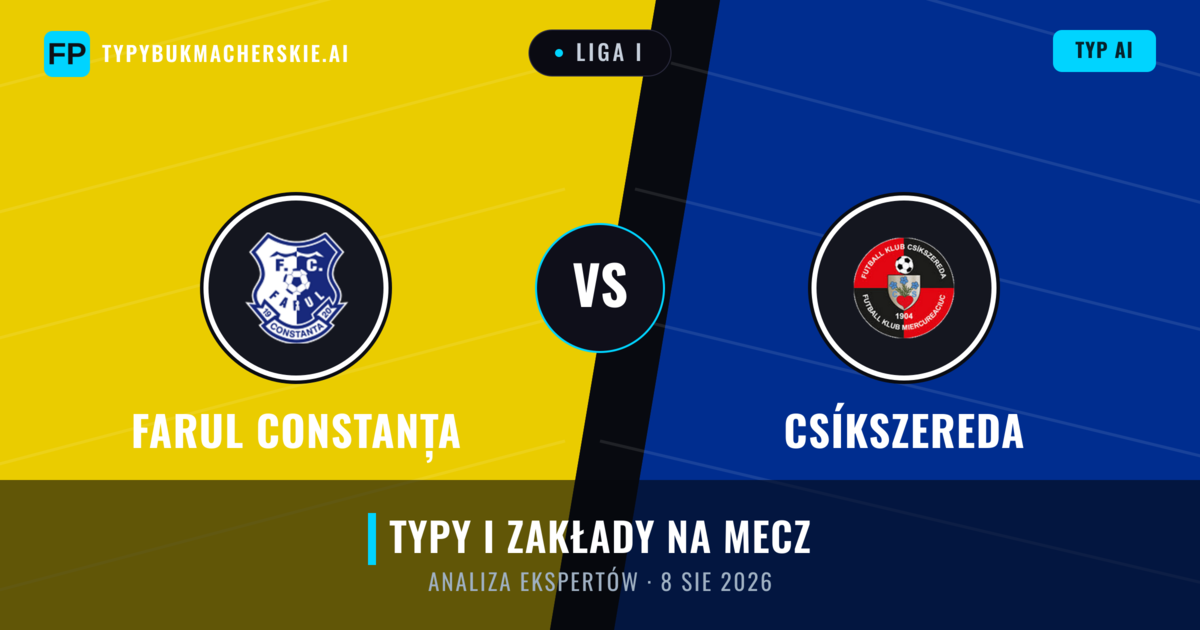 Farul Constanța vs Csíkszereda — typy i zapowiedź meczu