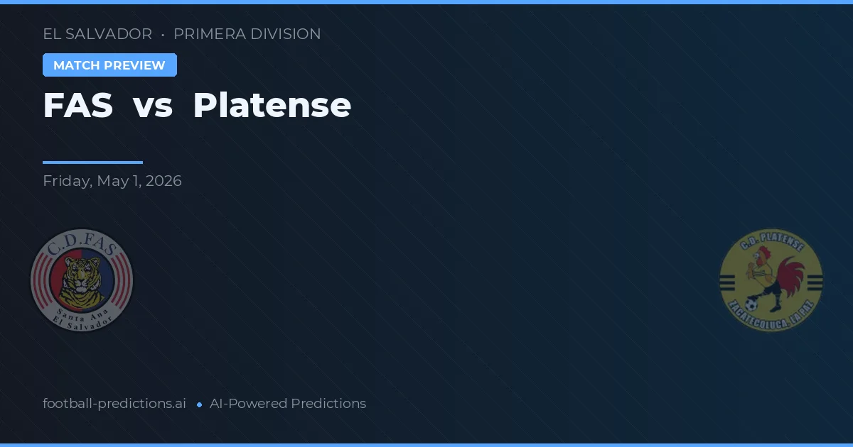 FAS vs Platense — typy i zapowiedź meczu
