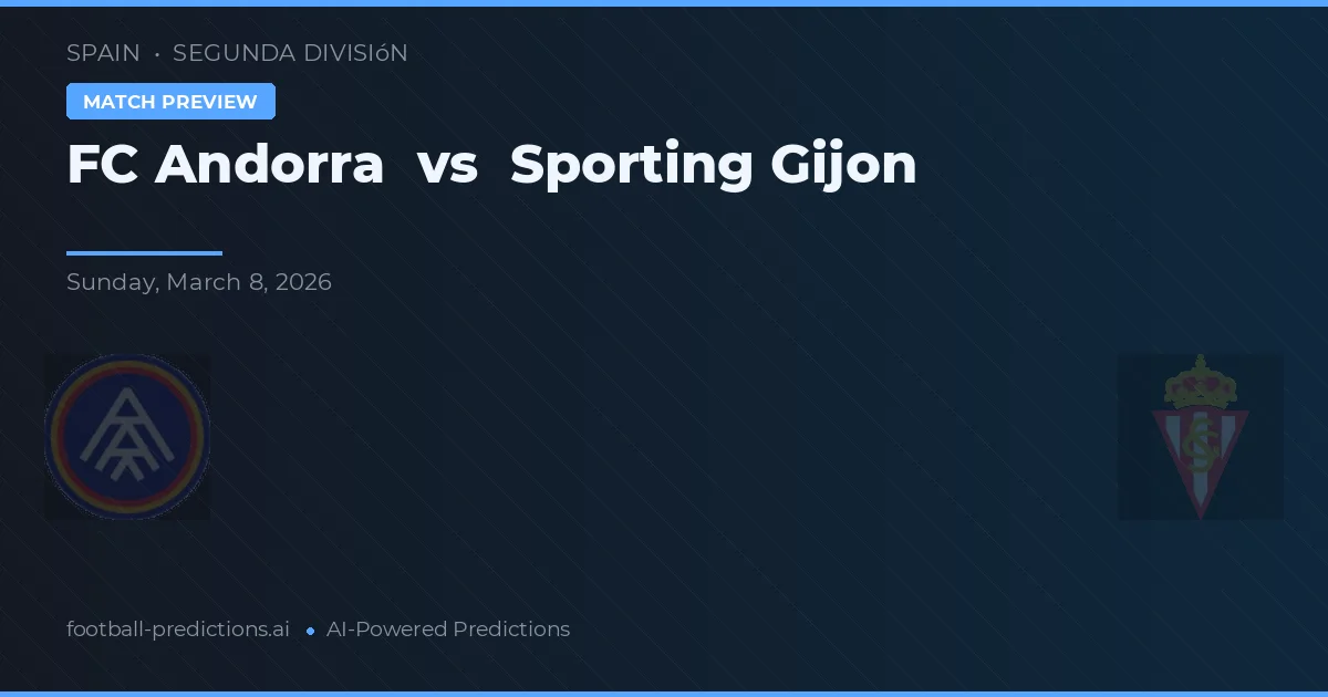 FC Andorra vs Sporting Gijón — typy i zapowiedź meczu