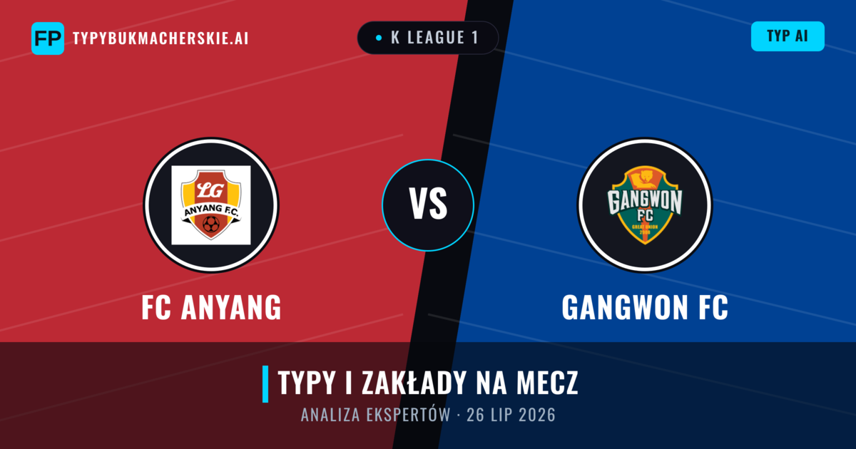 FC Anyang vs Gangwon FC — typy i zapowiedź meczu