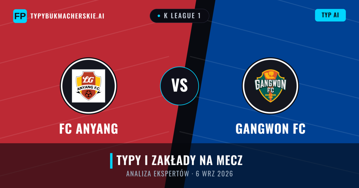 FC Anyang vs Gangwon FC — typy i zapowiedź meczu