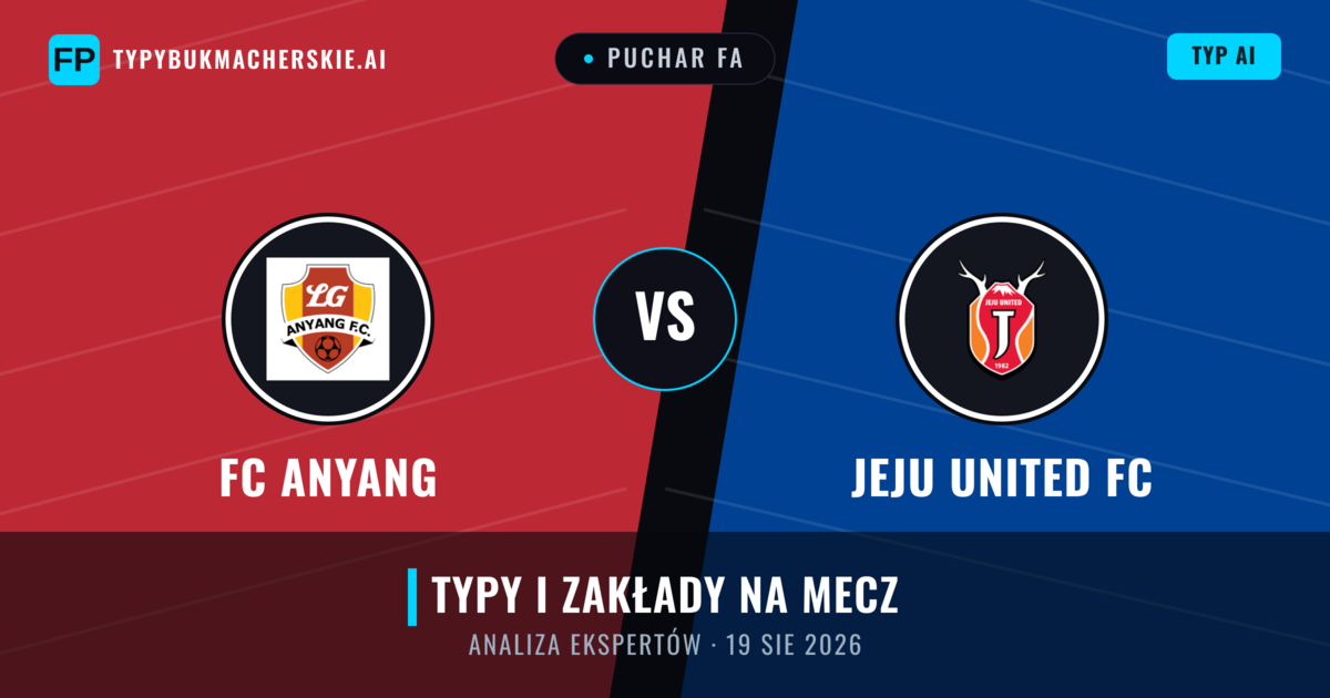 FC Anyang vs Jeju United FC — typy i zapowiedź meczu