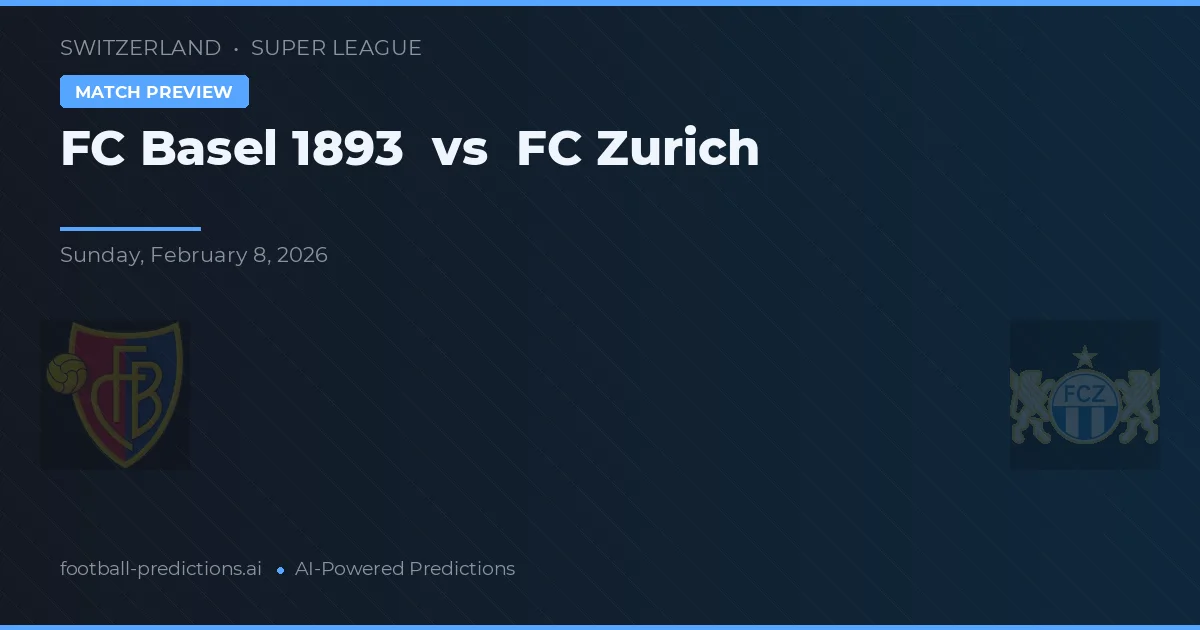 FC Basel vs FC Zürich — typy i zapowiedź meczu