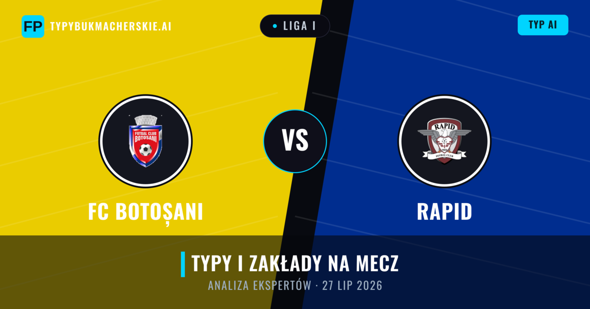 FC Botoșani vs Rapid — typy i zapowiedź meczu