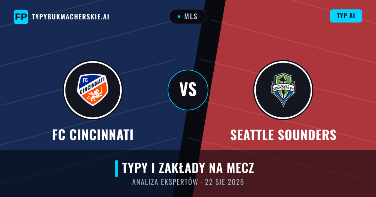 FC Cincinnati vs Seattle Sounders — typy i zapowiedź meczu